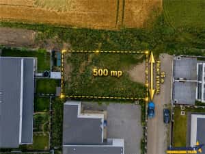 Teren 500 mp pentru casa de vis, Fs16 ml, posibilitate proiect casa, cartier Izvor Tarlungeni, Braso