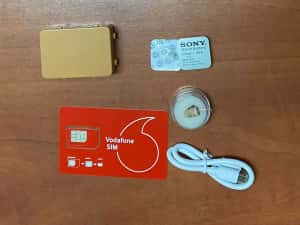 Casca japoneza de copiat cu cutiuta GSM ( raspunde automat ) handsfree — miniatura 1