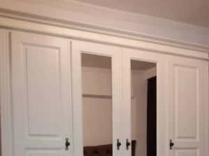 Set mobila dormitor Seby 4, lemn masiv, alb, clasic — miniatura 3