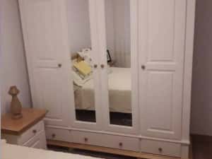 Set mobila dormitor Seby 4, lemn masiv, alb, clasic — miniatura 5