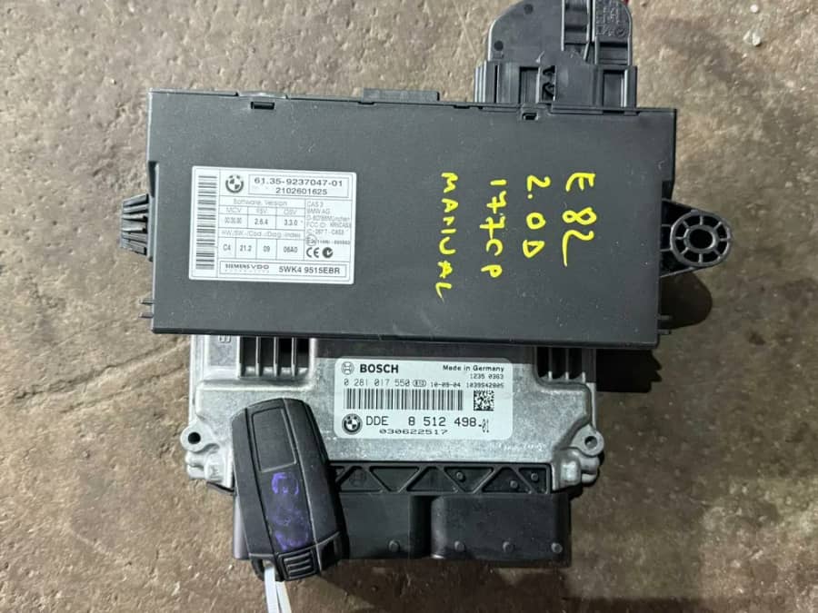 Kit pornire ecu dde cas BMW seria 1 E82 188 cai cod 8512498 — fotografie 1 din 4