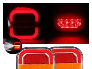 Stopuri Spate LED Premium cu Semnalizare Secvențială set 2 buc — miniatura 4