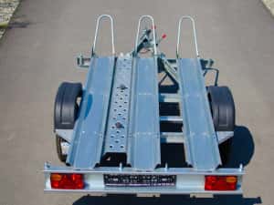 Remorca 750 kg Repo,Atv ,Moto,Basculabila Mono ax — miniatura 4
