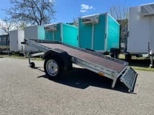 Remorca 750 kg Repo,Atv ,Moto,Basculabila Mono ax — miniatura 9