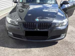 Grila dubla BMW E92 E93 NFL M-LOOK negru lucios NOU — miniatura 4