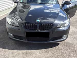 Grila dubla BMW E92 E93 NFL M-LOOK negru lucios NOU — miniatura 7