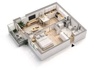 Apartament 3 camere, Ferdinand — miniatura 5