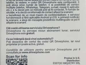 QR Driverphone - înlocuiește hârtia din geam — miniatura 4
