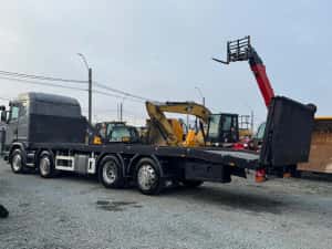 Scania G450 8x2 an 07/2017 km 480 mii service  facut rampa hidraulic — miniatura 4