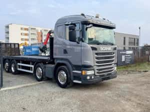 Scania G450 8x2 an 07/2017 km 480 mii service  facut rampa hidraulic — miniatura 10