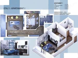 Apartamente de vanzare cu 2 si 3 camere zona Kamsas TVA INCLUS — miniatura 4