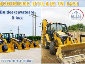 Inchirez Buldoexcavator, excavator, buldo, miniexcavator — miniatura 1
