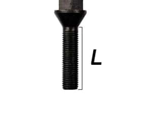 Prezoane noi lungi pentru jante aliaj Mercedes M14x1.5 45 mm — miniatura 5