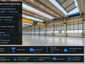 Doar 3 €/mp | Hală industrială 1.400 mp | Ghimbav - Brasov — miniatura 2