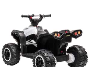 ATV electric pentru copii HL-578 cu Telecomanda alb — miniatura 4