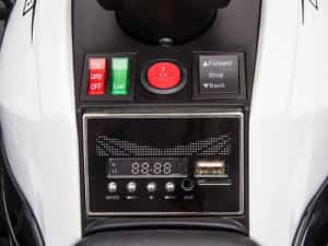 ATV electric pentru copii HL-578 cu Telecomanda alb — miniatura 10