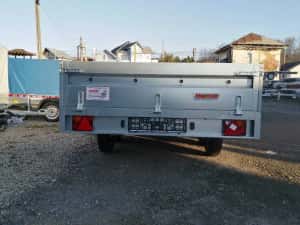 Remorca dreapta cu 2 axe cu 750 kg, noua, categ. B, posibilitate rate — miniatura 6