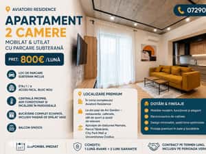 Long-term: mașină de spălat vase · parcare · LUX- Aviatorii Residence — miniatura 4