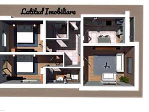 Apartament 2 cam, 3 cam || Trivale, Pitesti — miniatura 5