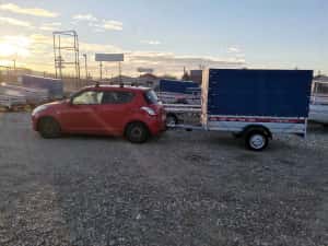 Remorca Mono Ax Auto Atv Tandem Prelata  750 KG Basculabila Oferta — miniatura 4