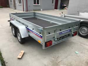 Remorca 750kg, Niewiadow BD-750 (300 cm x 150 cm), 2 axe, NOUA, OFERTA — miniatura 5