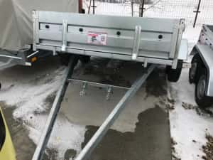 Remorca 750kg, Niewiadow BD-750 (300 cm x 150 cm), 2 axe, NOUA, OFERTA — miniatura 8