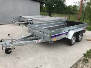Remorca 750kg, Niewiadow BD-750 (300 cm x 150 cm), 2 axe, NOUA, OFERTA — miniatura 10