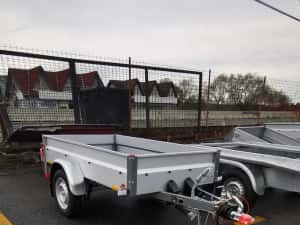 REMORCA AUTO 750 Kg- 1300 kg/200(250)*110(128)*34cm, CU SISTEM FRANARE — miniatura 9