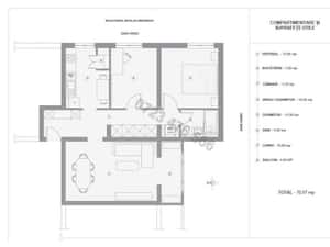 Apartament 3 camere | Proprietar | 70mp| Renovat & utilat complet 2025 — miniatura 3