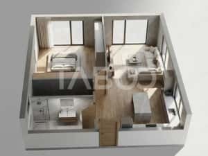 Apartament de vanzare 60mp 2 camere debara si parcare in zona Selimbar