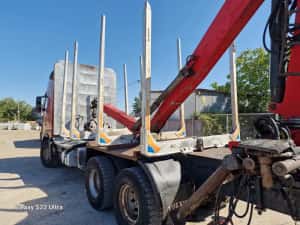 Camion forestier Volvo si Remorca Schwartzmuller 3 axe — miniatura 3