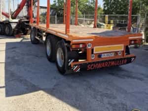 Camion forestier Volvo si Remorca Schwartzmuller 3 axe — miniatura 5