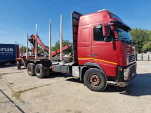 Camion forestier Volvo si Remorca Schwartzmuller 3 axe — miniatura 7
