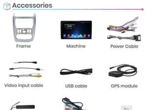 1-8GB Navigatie Android Dacia Logan Duster 9 inch - Carplay Wifi QLED — miniatura 4