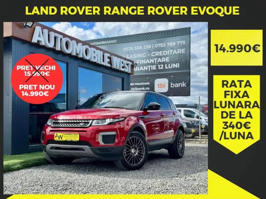 Land Rover Range Rover Evoque 2.0 DIESEL 149 CP — fotografie 1 din 7