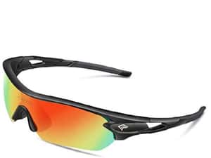 Ochelari soare TOREGE Polarized Sports Sunglasses With Interchangeable Lenes Unisex Cycling Runnin