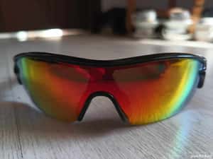 Ochelari soare TOREGE Polarized Sports Sunglasses With Interchangeable Lenes Unisex Cycling Runnin — miniatura 2