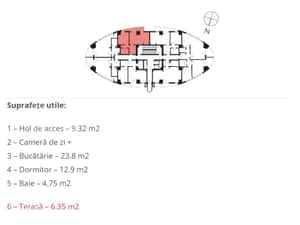 Oportunitate ! Apartament cu 2 camere, 51 mp, Imobil Nou - Manastur — miniatura 4