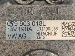 Alternator Audi A8 Iii 4H2, 4H8, 4Hc, 4Hl 2009 - 2018 3.0 Tdi Quattro — miniatura 3