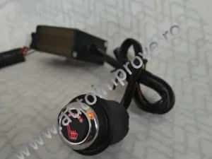 Kit Incalzire Scaune  Carbon - buton 6 trepte LUXURY -ROSU — miniatura 6