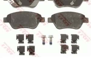 Set placute frana punte fata Opel Corsa C, Corsa D; Adam 2012-2019, pentru discuri de frana ventilat de 257 mm; TRW — miniatura 3