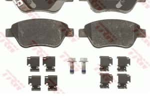 Set placute frana punte fata Opel Corsa C, Corsa D; Adam 2012-2019, pentru discuri de frana ventilat de 257 mm; TRW — miniatura 7
