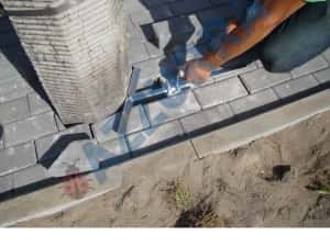 Rigla de trasat UNGHI si LUNGIME PAVELE dale cleste ciocane — miniatura 2