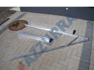 Rigla de trasat UNGHI si LUNGIME PAVELE dale cleste ciocane — miniatura 5