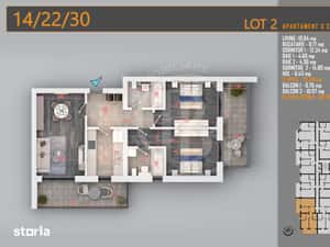 Apartament 3 camere Titan Th. Pallady-Sector 3-Metrou Teclu — miniatura 4