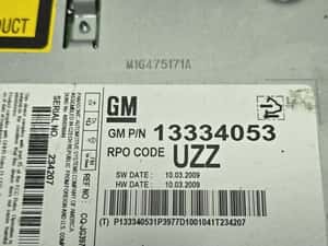 Unitate CD Player auto cu display Opel Astra J — miniatura 10