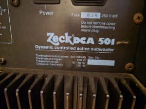 Bas activ Zeck Dca501/Db sub808d/Rcf art 712a mk2 — miniatura 4