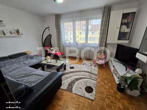 Apartament 2 camere de vanzare mobilat cu balcon in Terezian Sibiu