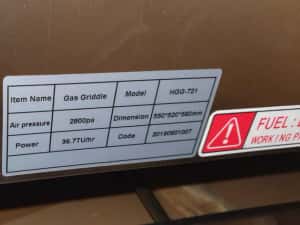 Redus Plita gatit alimentare gaz striata 2 zone 55cm-TRANSPORT GRATUIT — miniatura 8