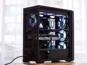 Custom Gaming PC i5 14600K RTX 4070 m.2 1TB 32GB DDR5 B760 Garantie — miniatura 3